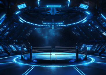 科技感展台背景