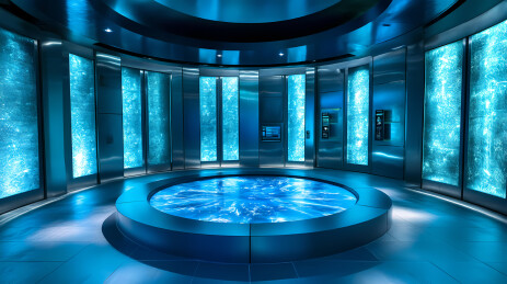 科技感展台背景