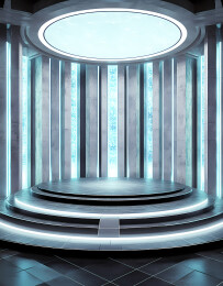 科技感展台背景