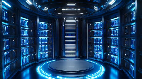 科技感展台背景