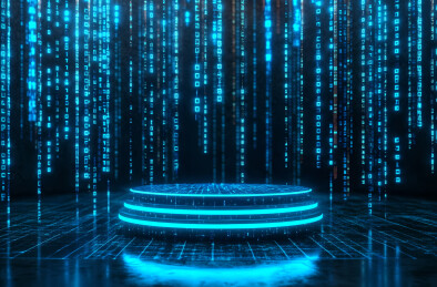 科技感展台背景