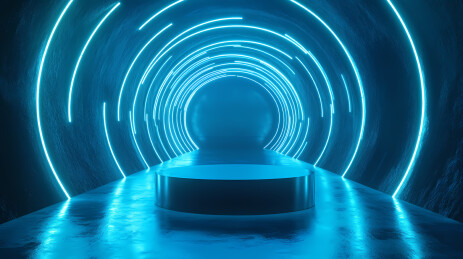 科技感展台背景