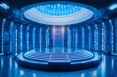 科技感展台背景