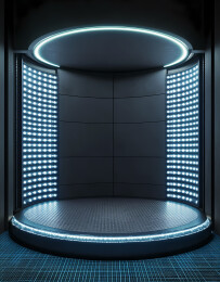 科技感展台背景