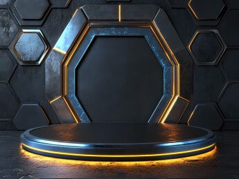 科技感展台背景