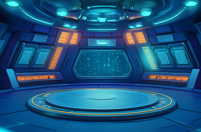 科技感展台背景