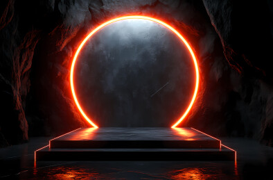 科技感展台背景