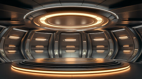 科技感展台背景