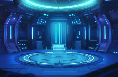 科技感展台背景