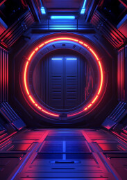 科技感展台背景