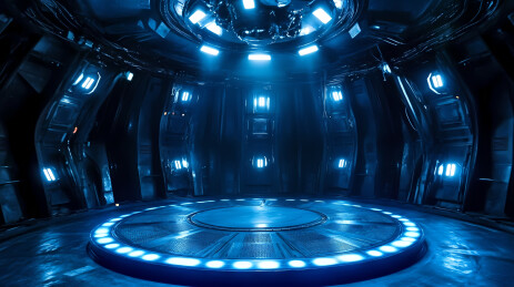 科技感展台背景