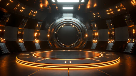 科技感展台背景