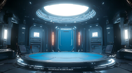 科技感展台背景