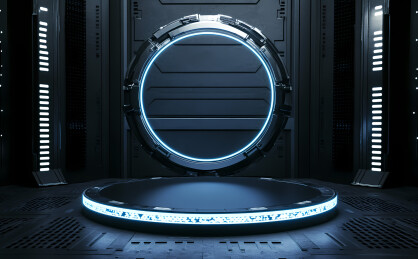 科技感展台背景