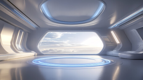 科技感展台背景