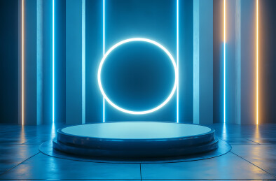 科技感展台背景