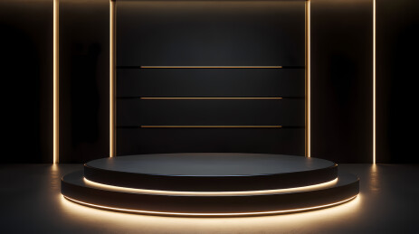 科技感展台背景