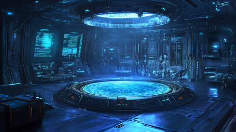 科技感展台背景