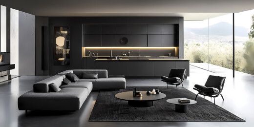 现代室内空间样板间