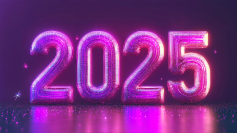 2025年未来派霓虹灯3D立体效果