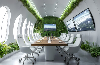 高级的办公场景