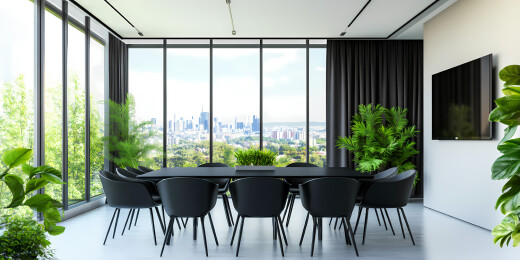 高级的办公场景