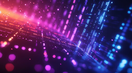 抽象照明设备的低角度视图