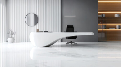 豪华办公室室内设计3D渲染