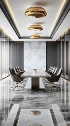 现代建筑室内设计装修主题插画