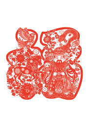 蛇年创意福字字形设计