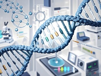 生物医药基因工程插画配图