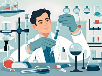 生物医药基因工程插画配图