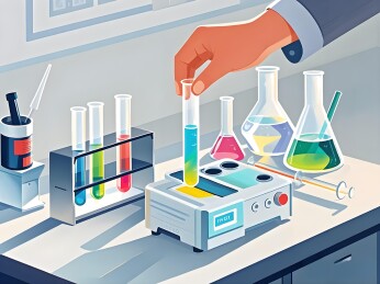 生物医药基因工程插画配图