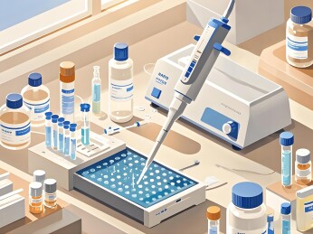 生物医药基因工程插画配图