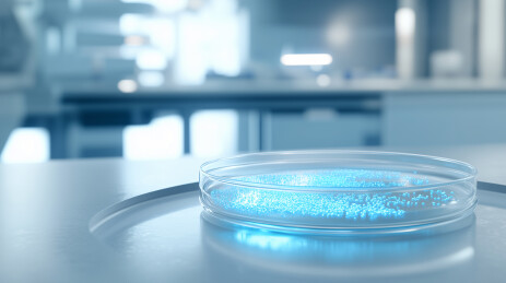 玻璃器皿培养细胞3D场景