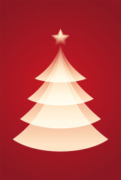 圣诞节圣诞树插画