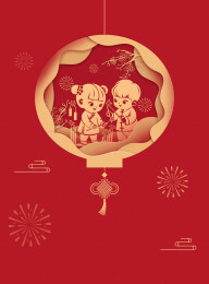 爆竹声声脆蛇年新年除夕正月剪纸海报