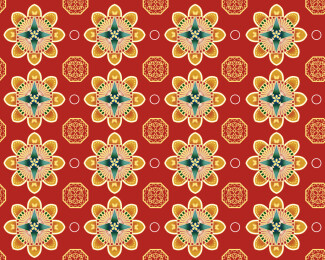 国风传统服装纹样