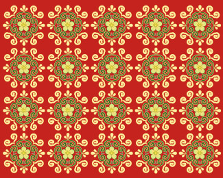 国风传统服装纹样