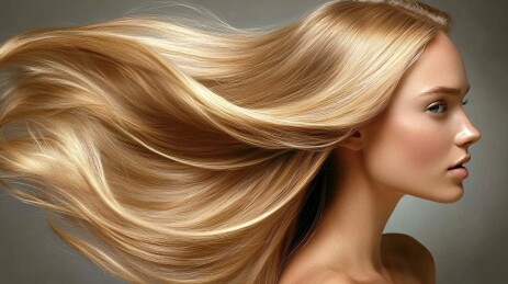 时尚欧美都市美妆长发美女模特头像