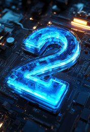 3D立体倒计时数字