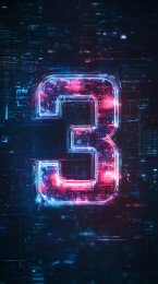 3D立体倒计时数字