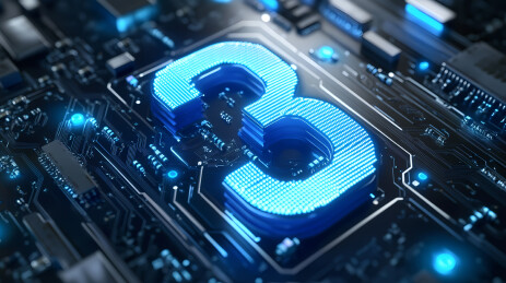 3D立体倒计时数字