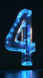 3D立体倒计时数字