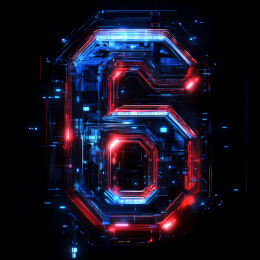 3D立体倒计时数字
