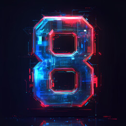 3D立体倒计时数字