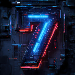 3D立体倒计时数字