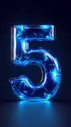 3D立体倒计时数字
