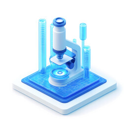 科技行业3D毛玻璃质感图标