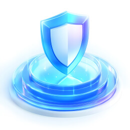 盾牌科技3D毛玻璃质感icon